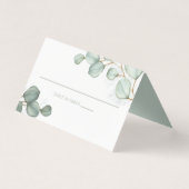 ユーカリ水結婚色のエレガントテーブル番号 (正面)