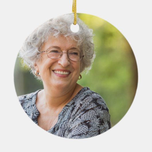 ユーカリ深紅色メモリアル記念撮影 セラミックオーナメント (裏面)