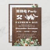 ユーカリ父の日の写真BBQポストカード ポストカード (正面/裏面)