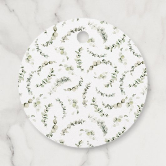 ユーカリ男女兼用パイゾウの赤ちゃんシャワー フェイバータグ (裏面)