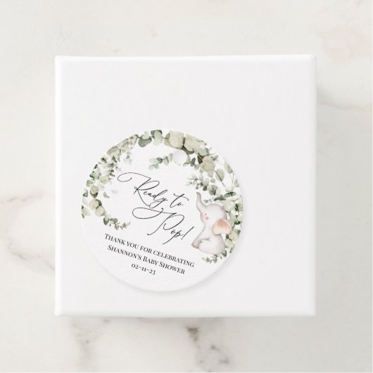 ユーカリ男女兼用パイゾウの赤ちゃんシャワー フェイバータグ (インサイチュ)