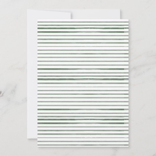 ユーカリ男女兼用パイゾウの赤ちゃんシャワー 招待状 (裏面)