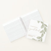 ユーカリ男女兼用プスリーフゲストブック ノートブック (内部)