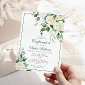 ユーカリ白花確認招待状 招待状