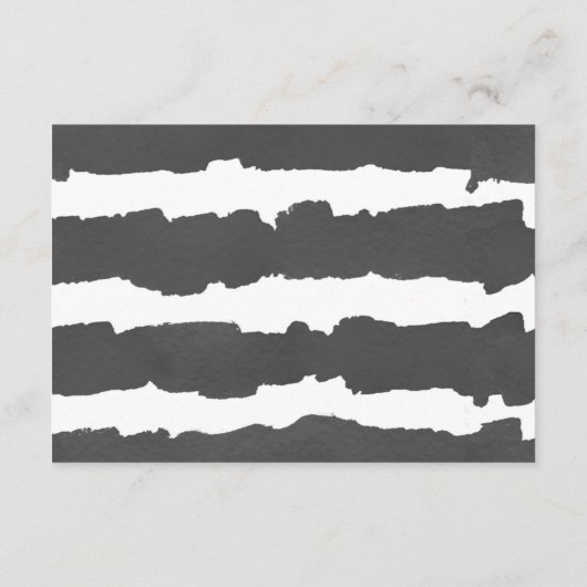 ユーカリ白黒ベイビーシャワーディスプレイシャワー エンクロージャーカード (裏面)