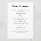 ユーカリ祝の葬儀計画の生活 プログラム (裏面)