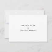 ユーカリ私の結婚式のデイカードで私の母に (裏面)