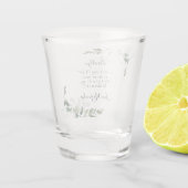 ユーカリ私の花嫁のメイドになるの?提案書 ショットグラス (裏面)