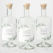 ユーカリ私の花嫁のメイドになるの?提案書 リキュールボトルラベル (ボトル)