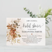 ユーカリ秋オータムボホシックブライダルシャワー 招待状 (スタンド正面)