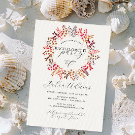 ユーカリ秋リーフリースバチェロレッテ 招待状