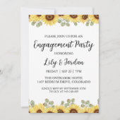 ユーカリ秋婚約パーティ招待状 招待状 (正面)