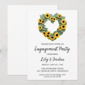 ユーカリ秋婚約パーティ招待状 招待状 (正面/裏面)