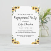 ユーカリ秋婚約パーティ招待状 招待状 (スタンド正面)