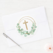 ユーカリ第一聖体 ラウンドシール (封筒)