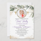 ユーカリ第一聖体 招待状 (正面)