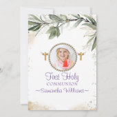 ユーカリ第一聖体 招待状 (裏面)