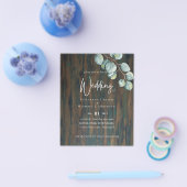 ユーカリ素朴のフライ結婚ヤーの作成 チラシ (シングル)