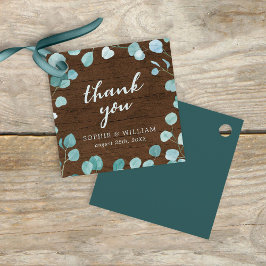 ユーカリ素朴カリとブラウンウッド フェイバータグ