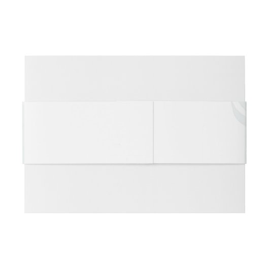 ユーカリ素朴カリの緑の水の色結婚の 招待状ベリーバンド (裏面例)