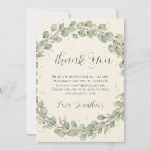 ユーカリ素朴カリリースベイビーシャワーサンキュー