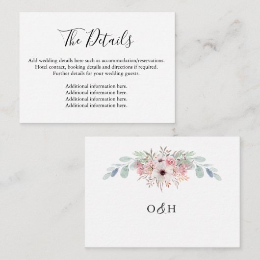 ユーカリ素朴カリ緑の詳細エンクロージャカード エンクロージャーカード (正面/裏面)