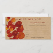 ユーカリ素朴クラフト券 (正面)