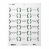 ユーカリ素朴グリーンリー演説 ラベル (フルシート)