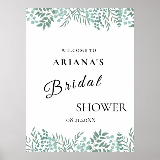 ユーカリ素朴グリー結婚ズ徴候 ポスター (正面)