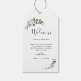 ユーカリ素朴グリー結婚ズ ギフトタグ