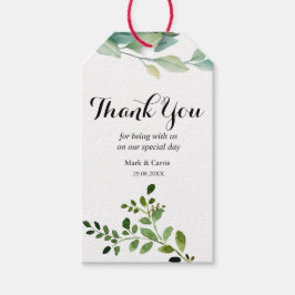 ユーカリ素朴グリー結婚ズ・ギフトラベル ギフトタグ