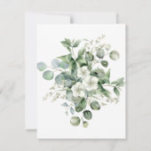 ユーカリ素朴グリー結婚ズ サンキューカード (裏面)