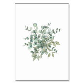 ユーカリ素朴グリー結婚ズ テーブルナンバー (裏面)