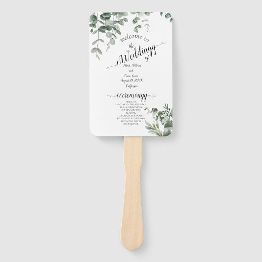 ユーカリ素朴グリー結婚ズ ハンドファン (正面)