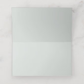 ユーカリ素朴グ幾何結婚物 プレイスカード (内部開封)