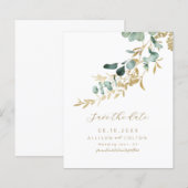 ユーカリ素朴セージ緑の緑のボホーバジェット (正面/裏面)