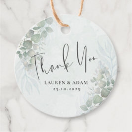 ユーカリ素朴プサージグリーン結婚ズ フェイバータグ