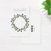 ユーカリ素朴プスイヤリングジュエリー表示カード (デスク)