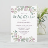 ユーカリ素朴プスクウォーター色 招待状 (スタンド正面)