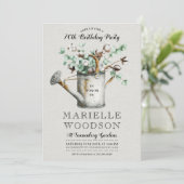 ユーカリ素朴プスグリーンリー70thバースデーパーティー 招待状 (スタンド正面)