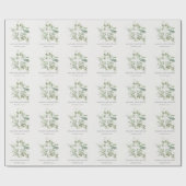 ユーカリ素朴プスファーンブロージクロス《キリスト教》洗礼式や命名式 ラッピングペーパー (フラット)