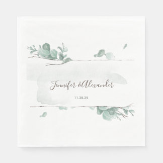 ユーカリ素朴プス スタンダードランチョンナプキン