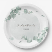 ユーカリ素朴プス ペーパープレート (正面)