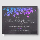 ユーカリ素朴プタスボタニカル石板結婚ズ ゲストブック (正面)