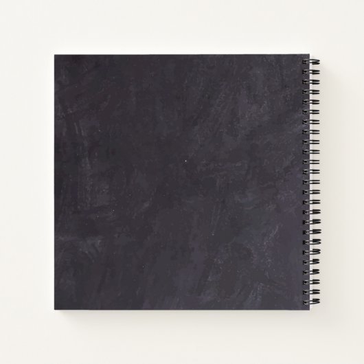 ユーカリ素朴プタスボタニカル結婚グレイのゲストブック ノートブック (裏面)