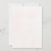 ユーカリ素朴プトゥスグリーン&オレンジ結婚ズ 招待状 (裏面)