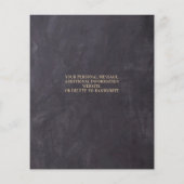 ユーカリ素朴プトゥス予算結婚式の日付を保存 (裏面)