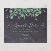 ユーカリ素朴プトゥス予算結婚式の日付を保存 (正面)