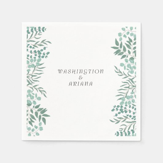 ユーカリ素朴植林 スタンダードカクテルナプキン (正面)