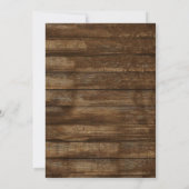 ユーカリ素朴結婚式招待状 招待状 (裏面)